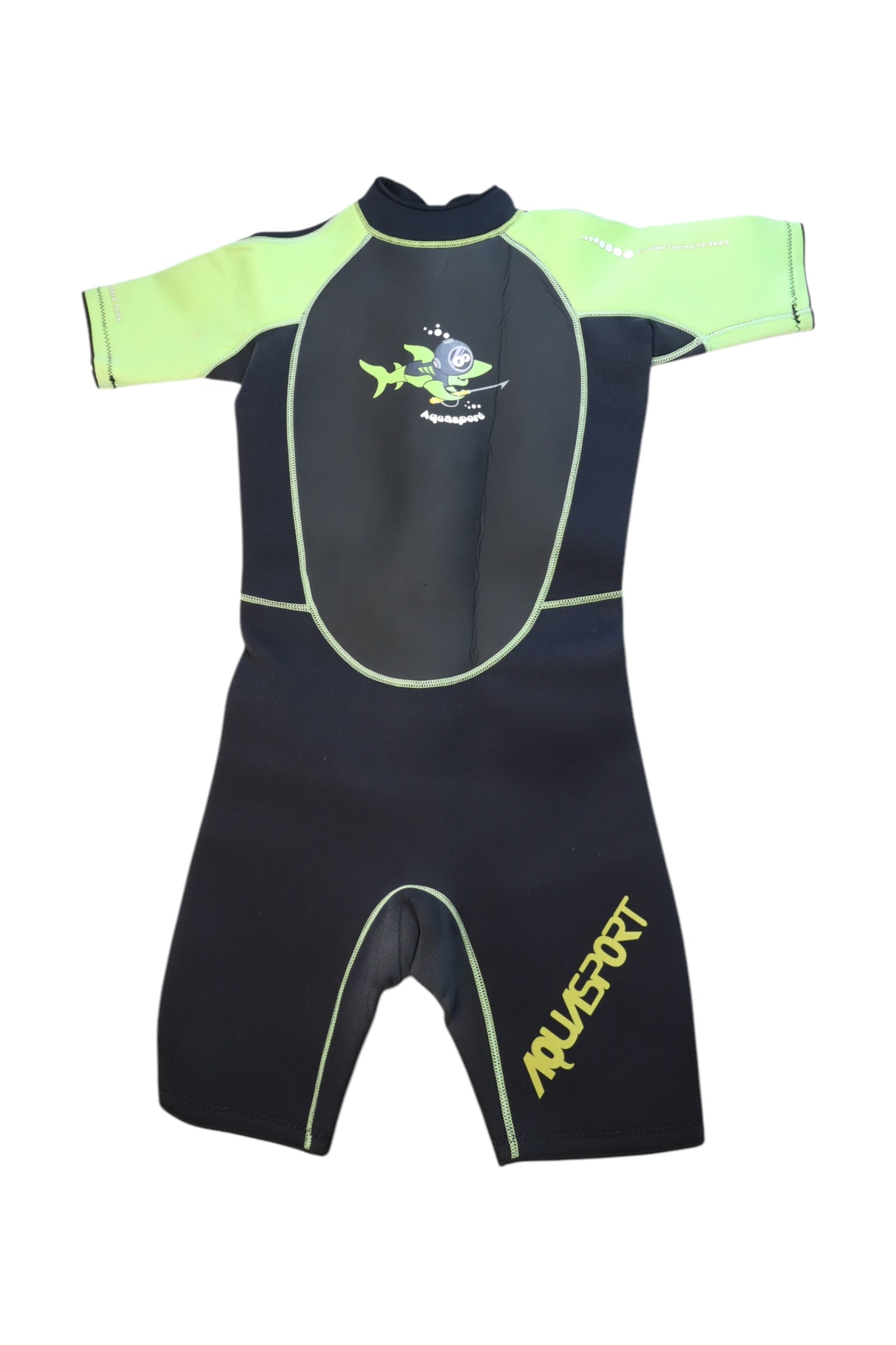 Aquasport Short Sleeve Wetsuit for Kids - 10 Years Old | Youth Neoprene Swimsuit for Surfing, Swimming & Water Sports | Perfect for Beach, Pool & Outdoor Activities