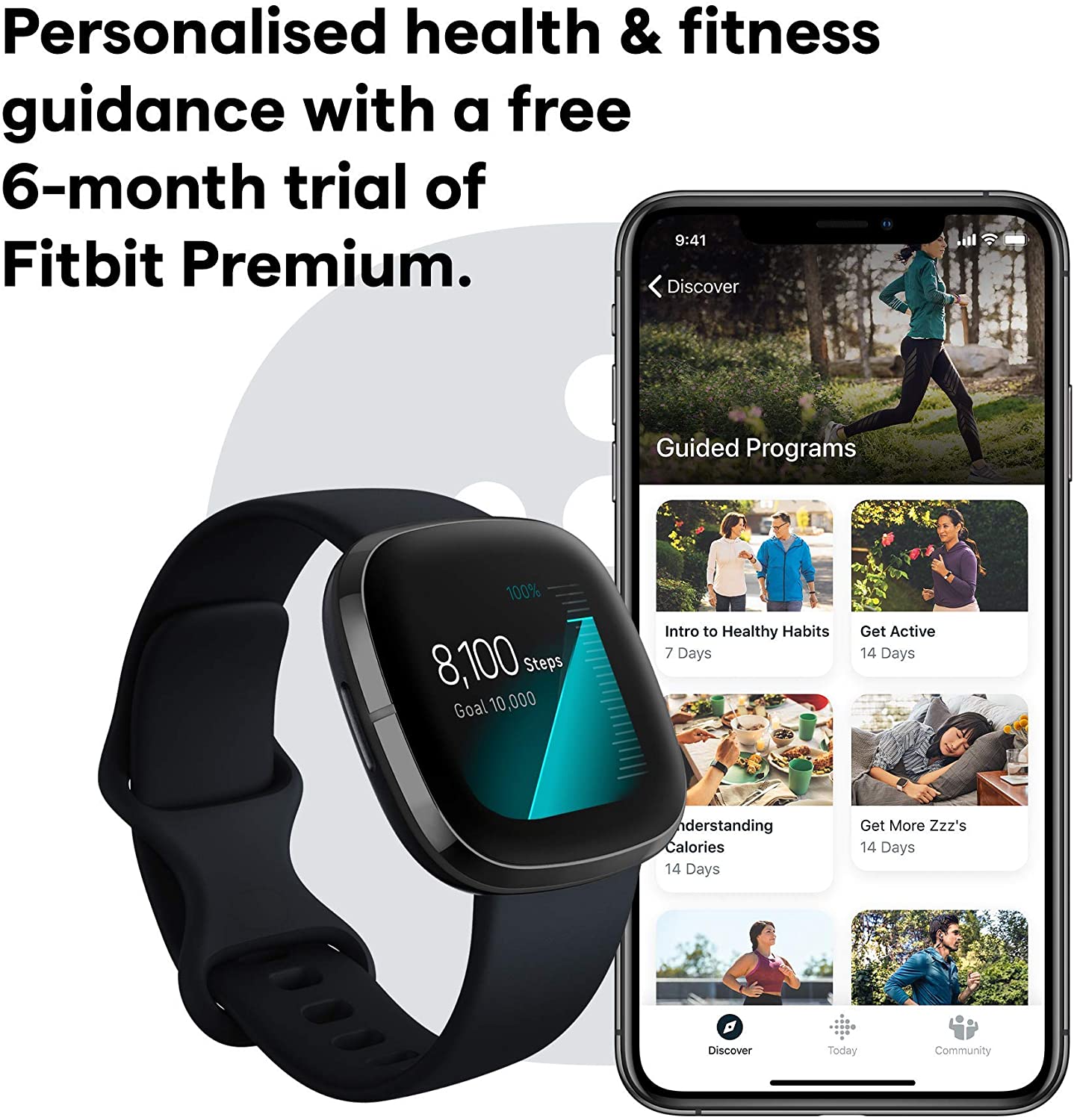 Fitbit Sense Advanced Health & Fitness Smartwatch with ECG, Stress Sensor, Heart Rate & SpO2 Monitoring - Perfect for Workouts, Sleep Tracking & Daily Activity Monitoring