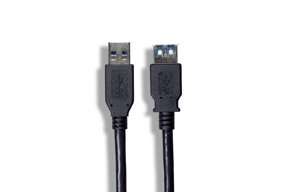 USB 3.0 A Male to A Female Extension Cable 3 Feet - High Speed Data Transfer Cord for PC, Laptop, Printer, Hard Drive - Perfect for Home Office & Gaming Setup