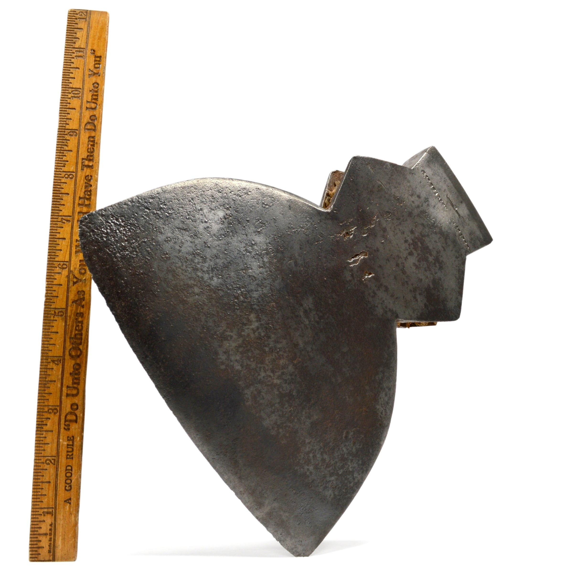 Vintage G.W. Bradley Broad Hewing Axe with Arrow Logo - 5 lb New York Pattern Antique Tool for Woodworking & Bushcraft | Perfect for Log Splitting, Carpentry & Outdoor Survival