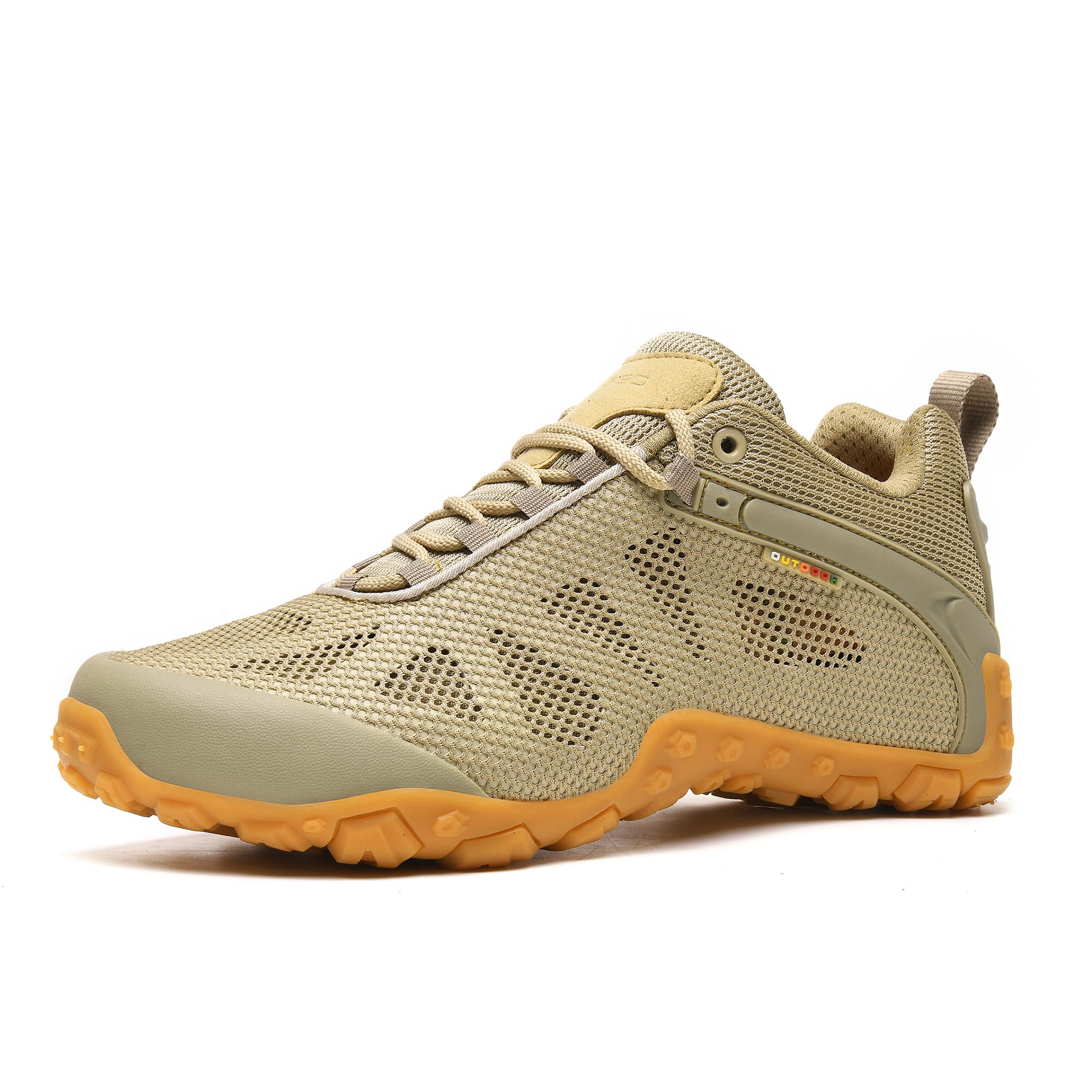 Breathable Mesh Hiking Shoes for Men & Women - Lightweight Trekking & Camping Shoes - Durable Low-Top Trail Running Sneakers for Outdoor Adventures