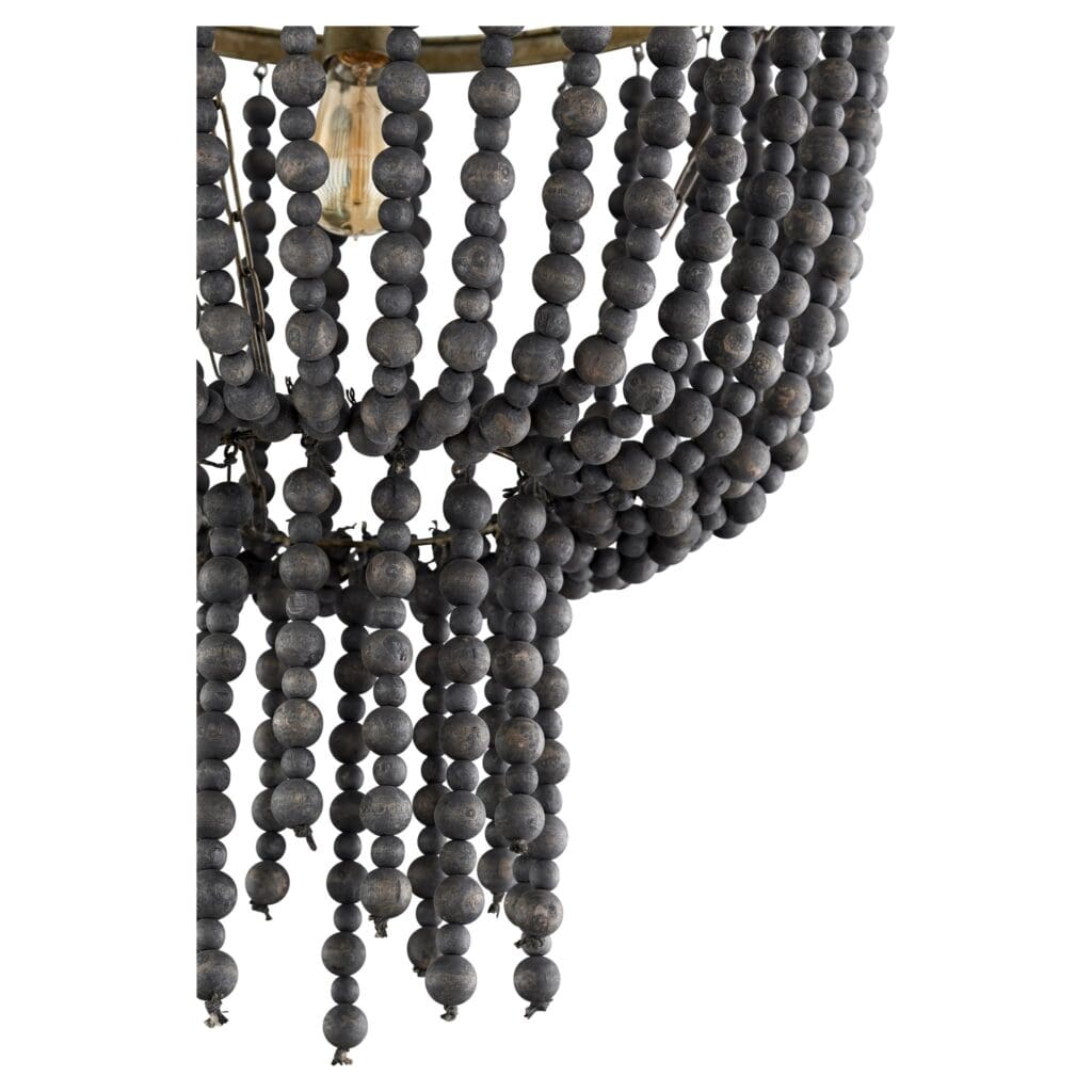 Cyan Design 11246 Black Round Hammock Pendant Light - Modern Ceiling Fixture for Living Room, Bedroom & Dining Room