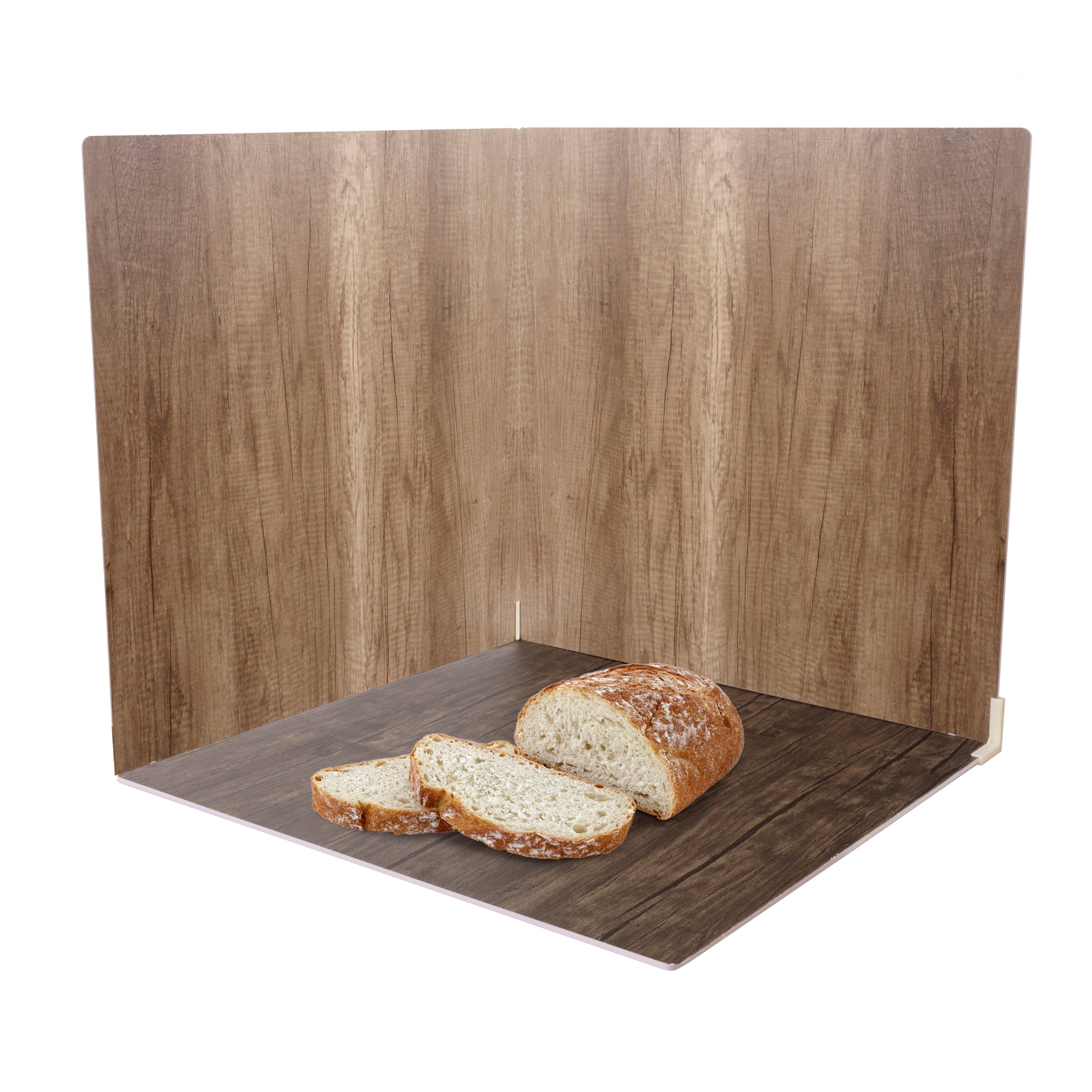 60x60cm Dark/Light Brown Wooden Effect PVC Boards - Waterproof & Durable Twin Pack for Wall Cladding, DIY Projects & Home Decoration