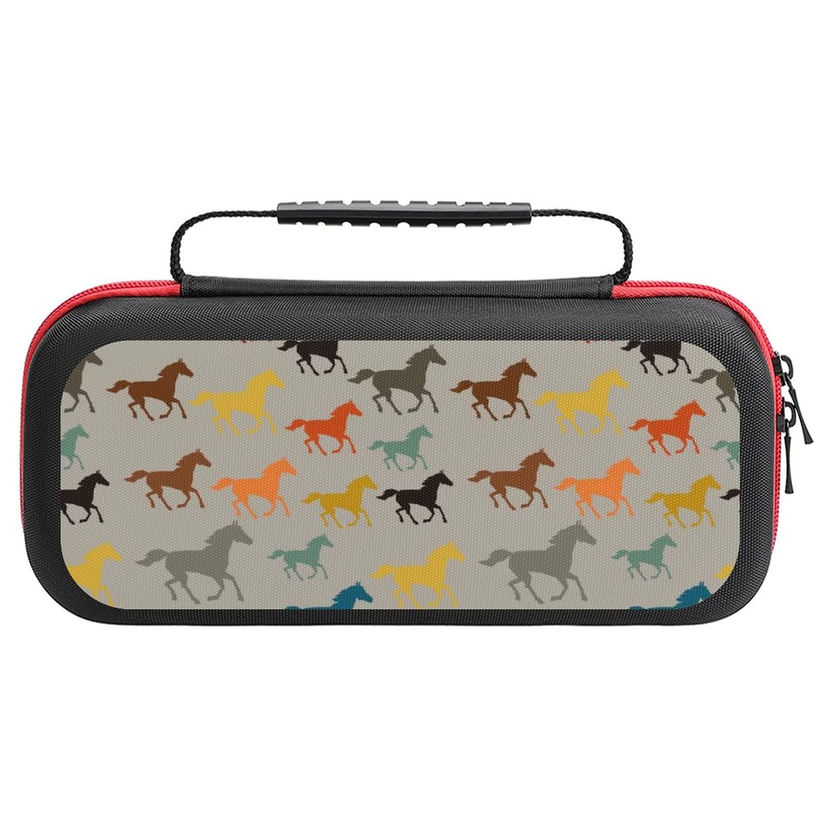 Premium Protective Carrying Case for Nintendo Switch - Durable Shell Storage Handbag with Flat Design - Perfect for Travel, Commuting & Gaming On-The-Go