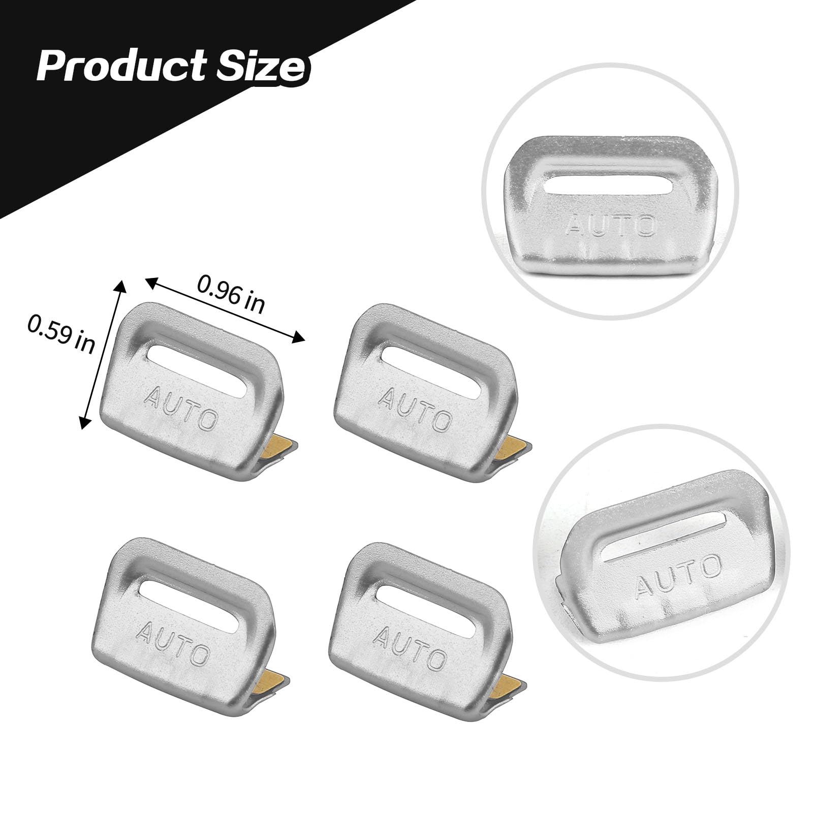 JeCar Silver Aluminum Alloy Window Switch Button Cover Trim for Jeep Wrangler JL JLU & Gladiator JT (2018-2024) - Interior Accessories Upgrade for Enhanced Style & Protection | Perfect for Off-Roading, Daily Driving & Car Customization