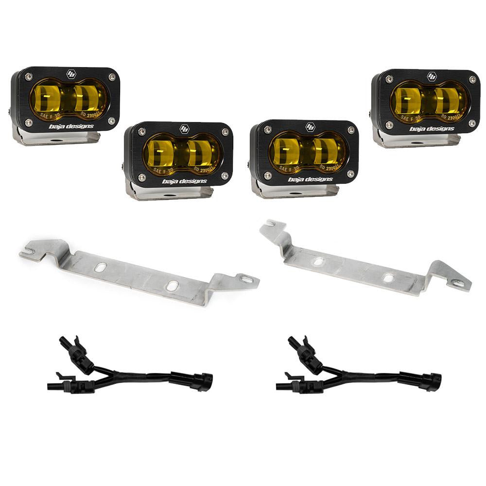 2024 Toyota Tacoma S2 SAE OEM Fog Light Replacement Kit - Durable Direct Fit Fog Lights for Off-Road & Night Driving Safety