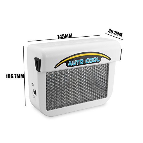 Solar Powered Car Vent Fan - 1W Mini Air Conditioner & Exhaust Fan for Automobiles | Portable Black Solar Car Fan for Air Circulation & Cooling | Perfect for Parking, Camping & Road Trips