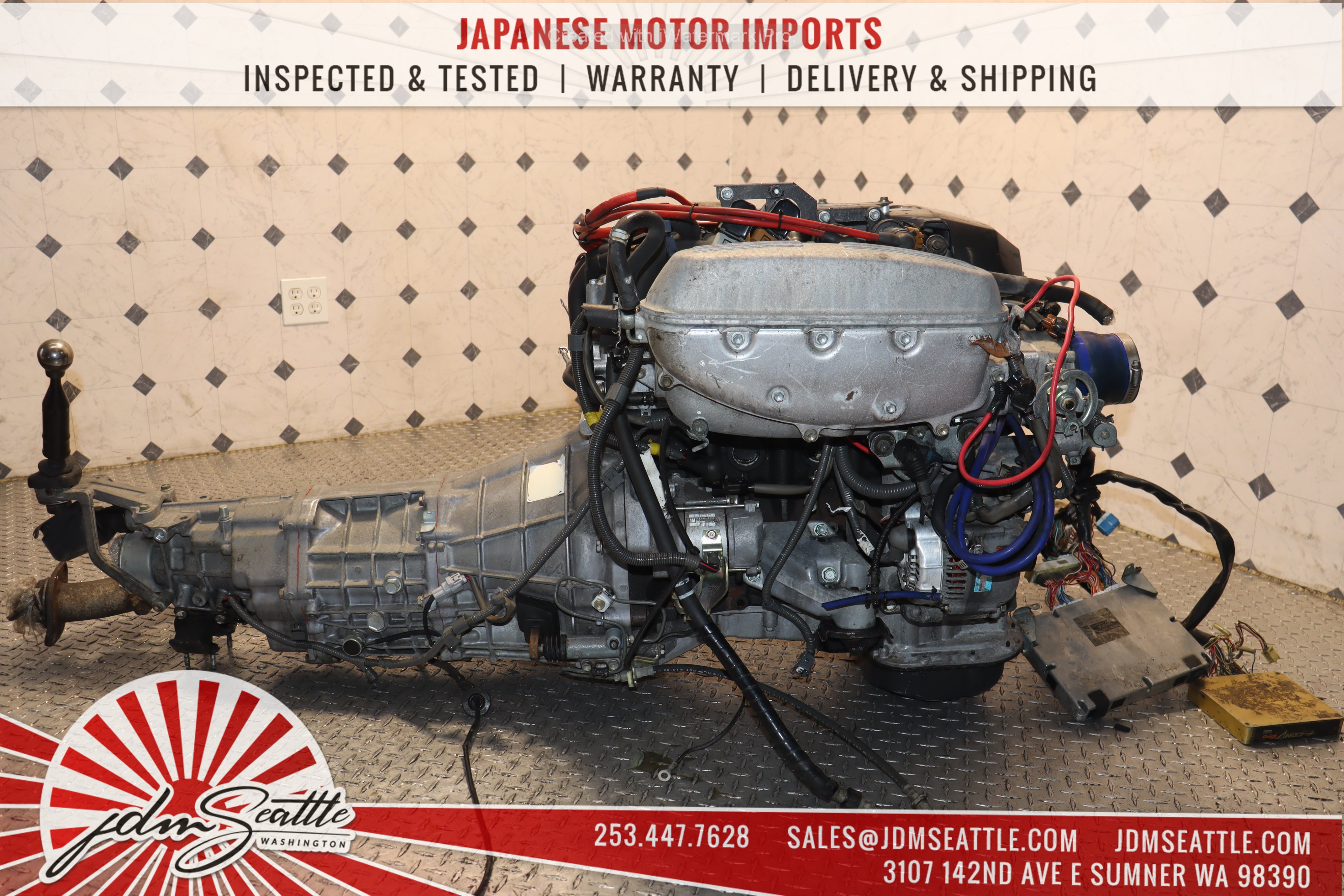 TOYOTA 3SGE BEAMS DUAL VVTI Turbo Engine with 6-Speed Manual Transmission for JDM Altezza SXE10 & IS300 - High Performance Upgrade for Racing & Street Tuning