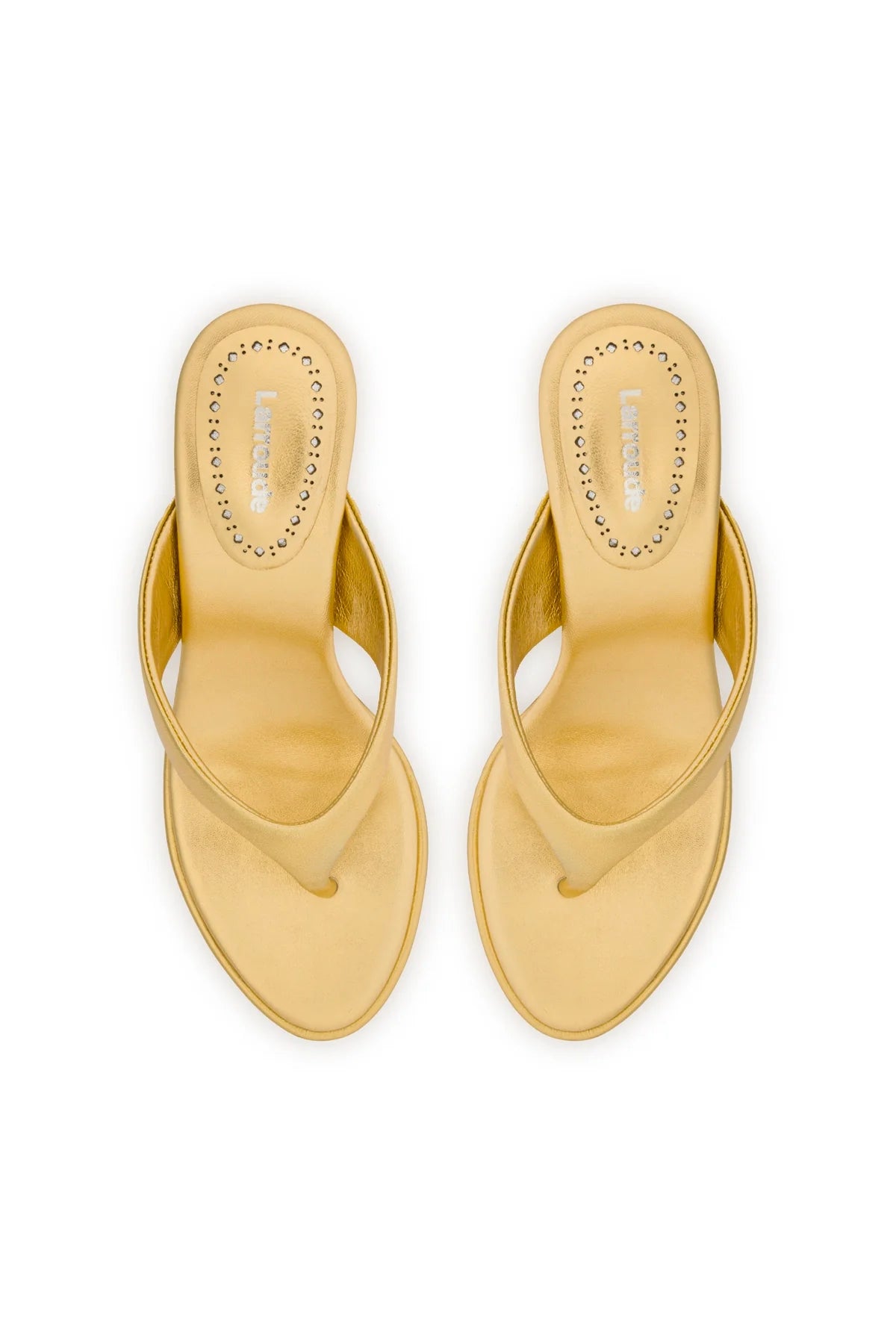 Gaia Metallic Leather Gold Sandals for Women - Stylish & Comfortable Summer Beach Walking Shoes