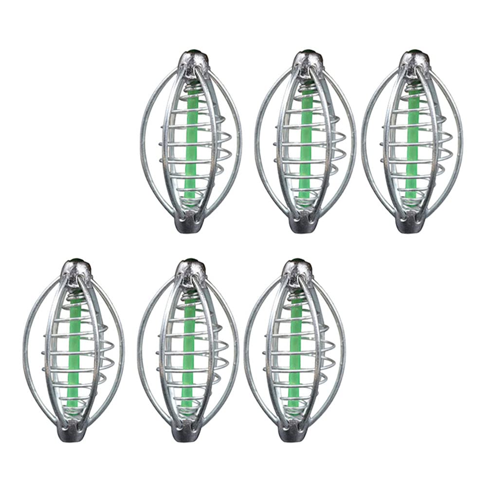 12pcs Fishing Bait Cage Feeder Basket Holder - Coarse Lure Feeder for Carp Fishing | Durable Fishing Tackle Accessories | Perfect for Freshwater & Lake Fishing Trips
