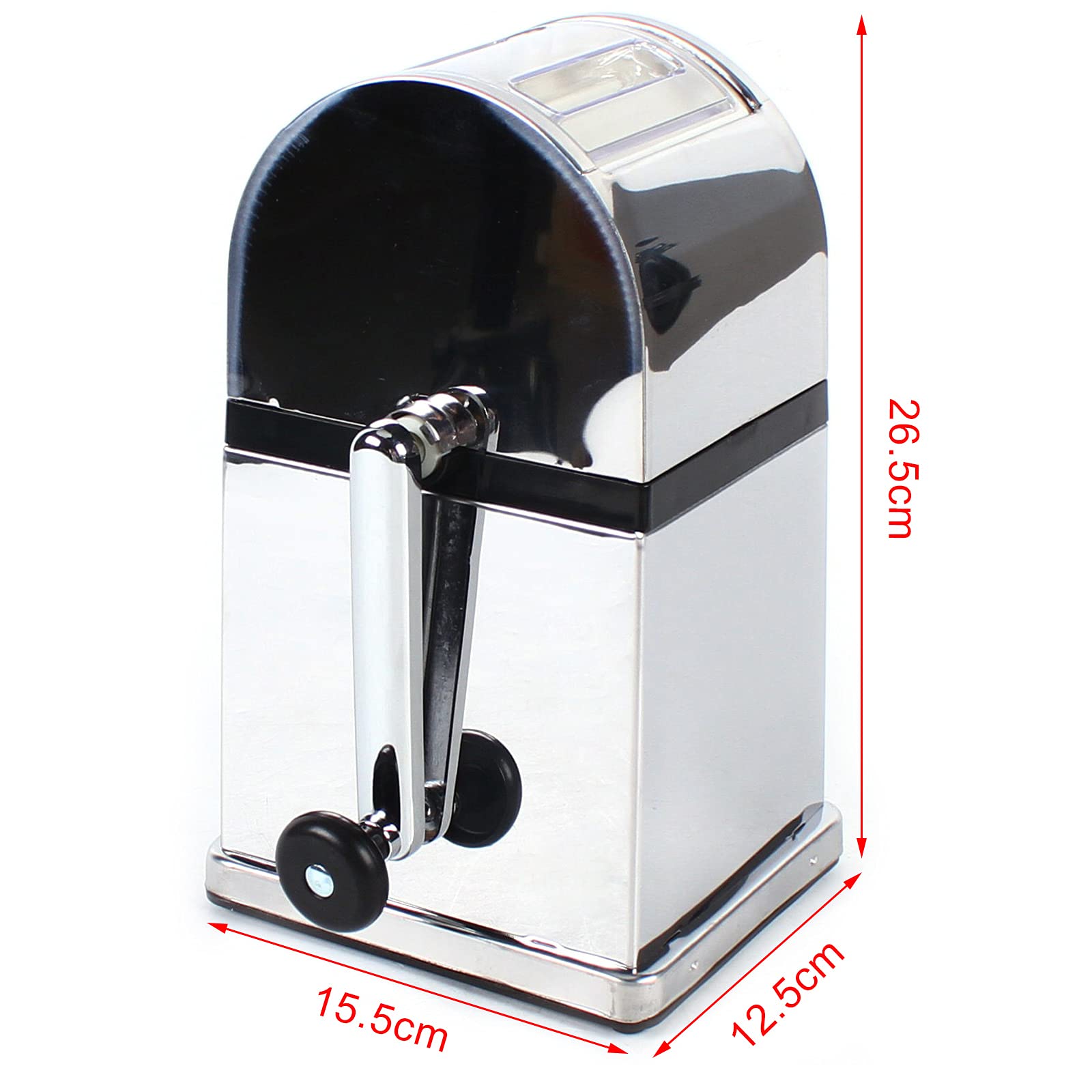 Premium Manual Ice Shaver & Snow Cone Maker - Portable BPA-Free Ice Crusher for Home & Commercial Use - Perfect for Parties, Events & Summer Treats (Fast US Shipping)