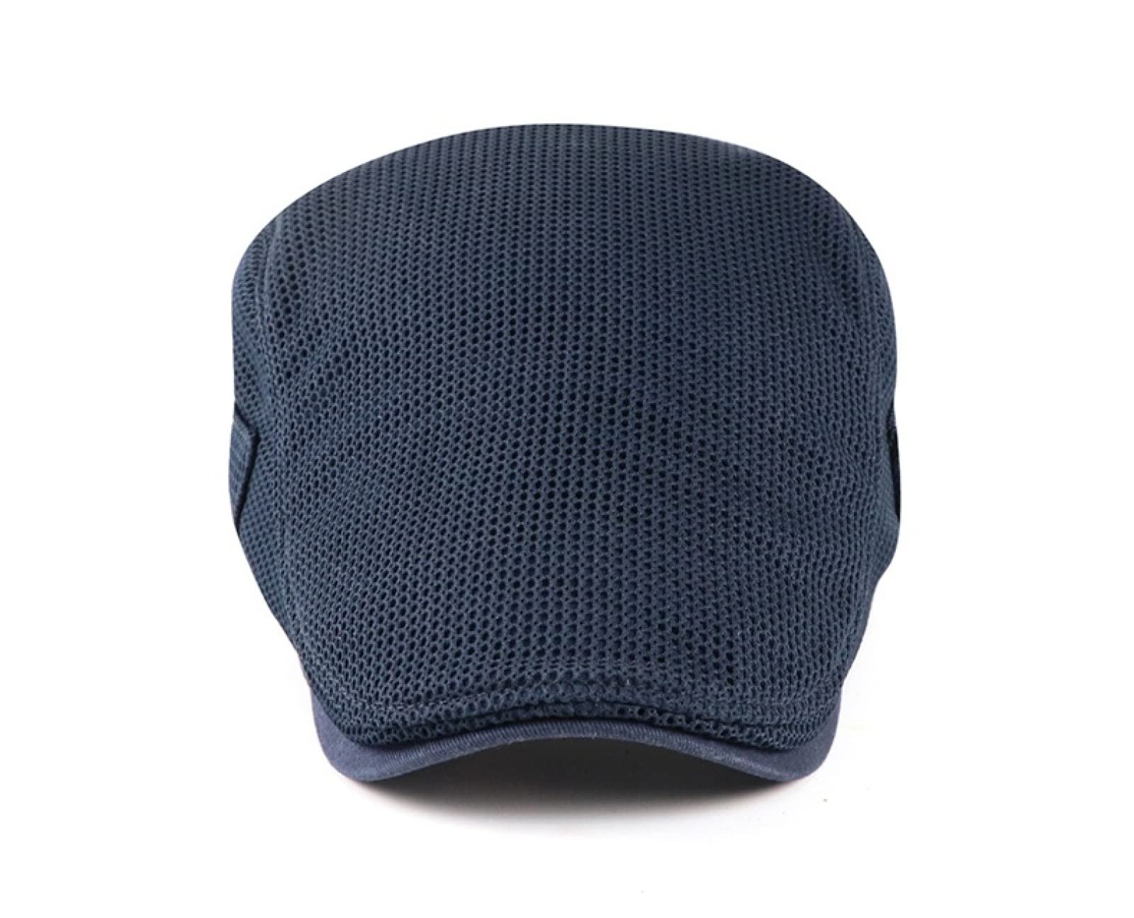 KIAZHAO Men's Breathable Mesh Newsboy Cap - Summer Golf Hat for Outdoor Activities, Casual Wear & Travel | Solid Flat Cap for Men
