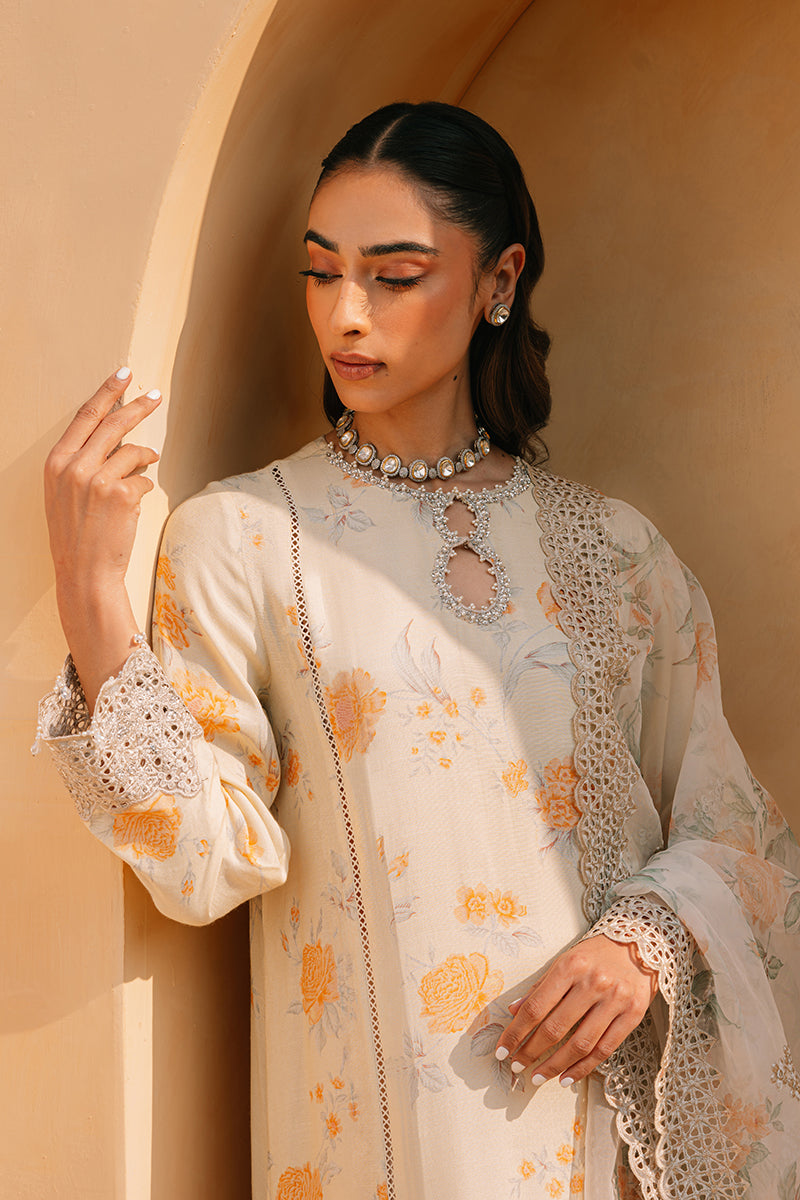 Lime Haze 2-Piece Silk Embroidered Suit for Women - Luxury Formal Outfit for Weddings, Parties & Special Occasions