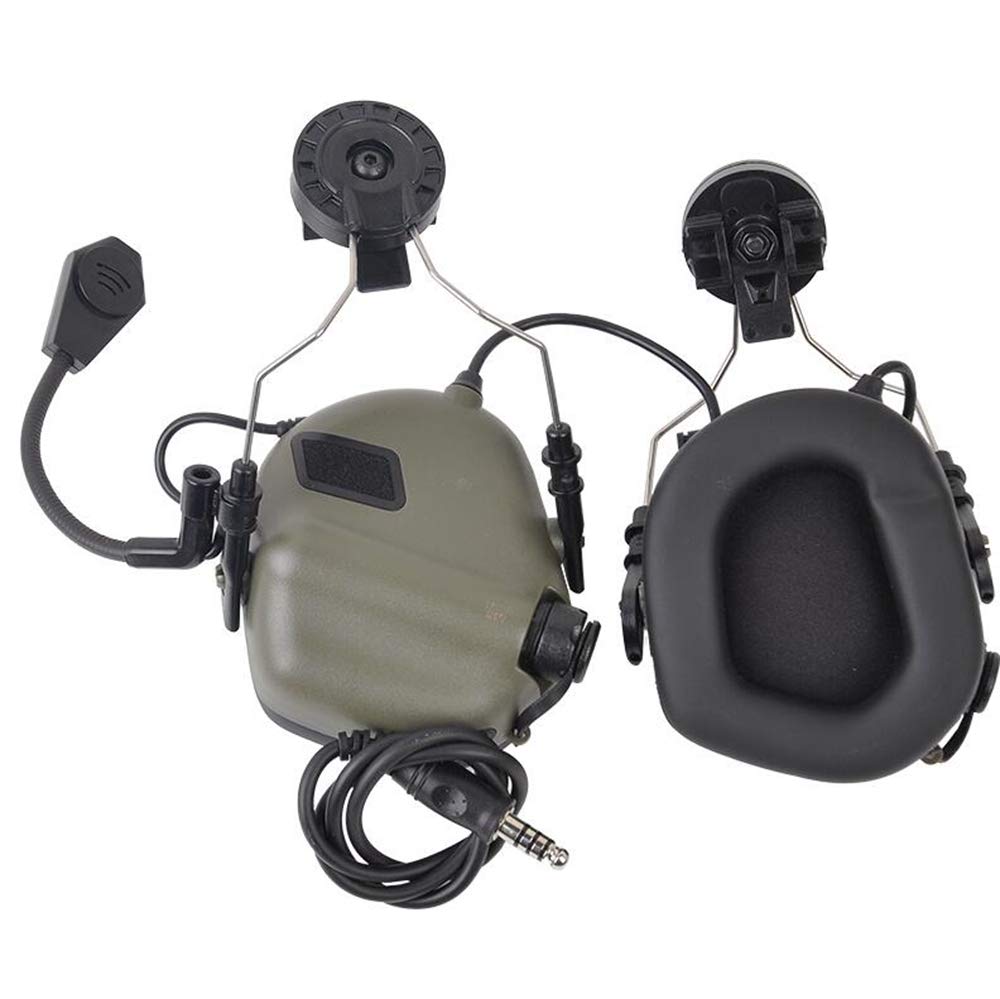 OPSMEN Earmor M32H MOD3 Tactical Noise Canceling Headphones for FAST & ARC Helmets - Shooting Range, Airsoft, Military Training Headset