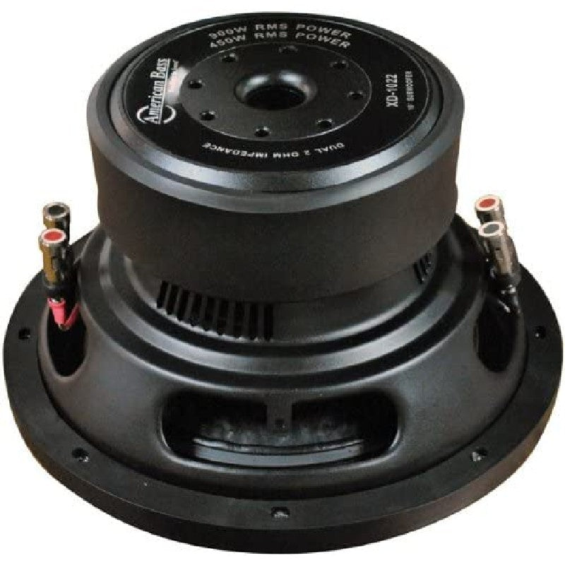 American Bass XD1022 900W 10 Inch Dual 2 Ohm XD Series Car Subwoofer - Premium Bass for Cars, Trucks & SUVs - Perfect for Road Trips & Music Lovers