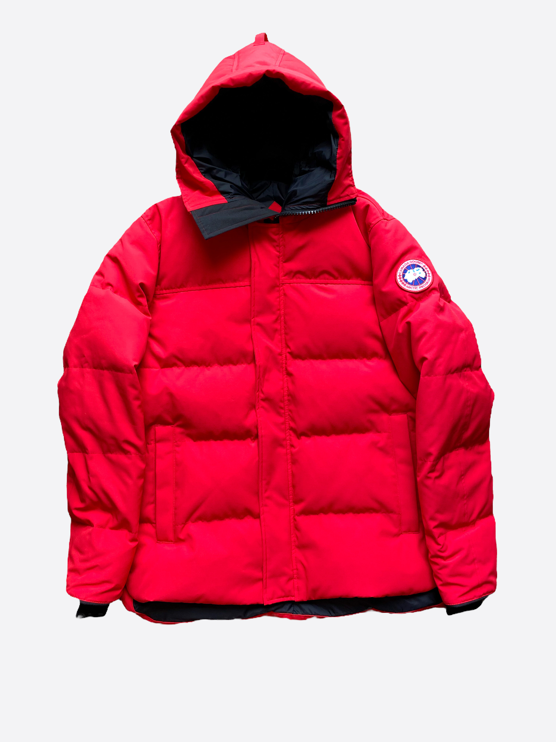 Canada Goose Red Macmillan Men's Winter Jacket - Waterproof & Windproof Parka for Extreme Cold Weather - Perfect for Skiing, Hiking & Outdoor Adventures