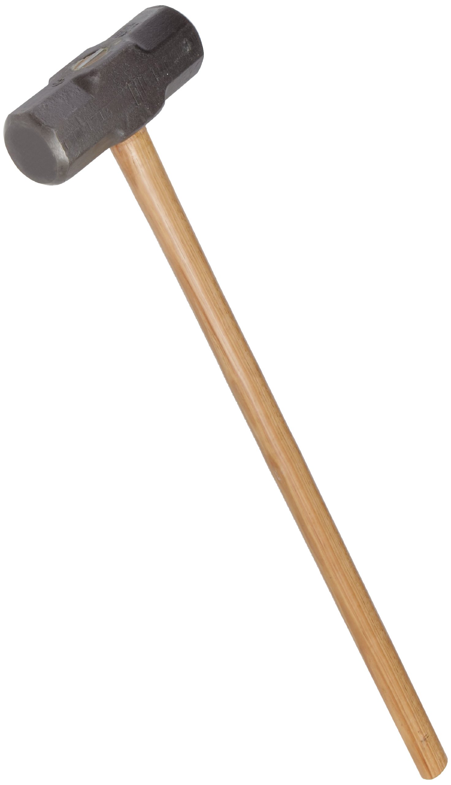 Martin S8416H1 6-Pound Carbon Steel Sledge Hammer with 34-Inch Fiberglass Handle - Heavy Duty Demolition Tool for Construction, Wood Splitting & Metalworking Projects