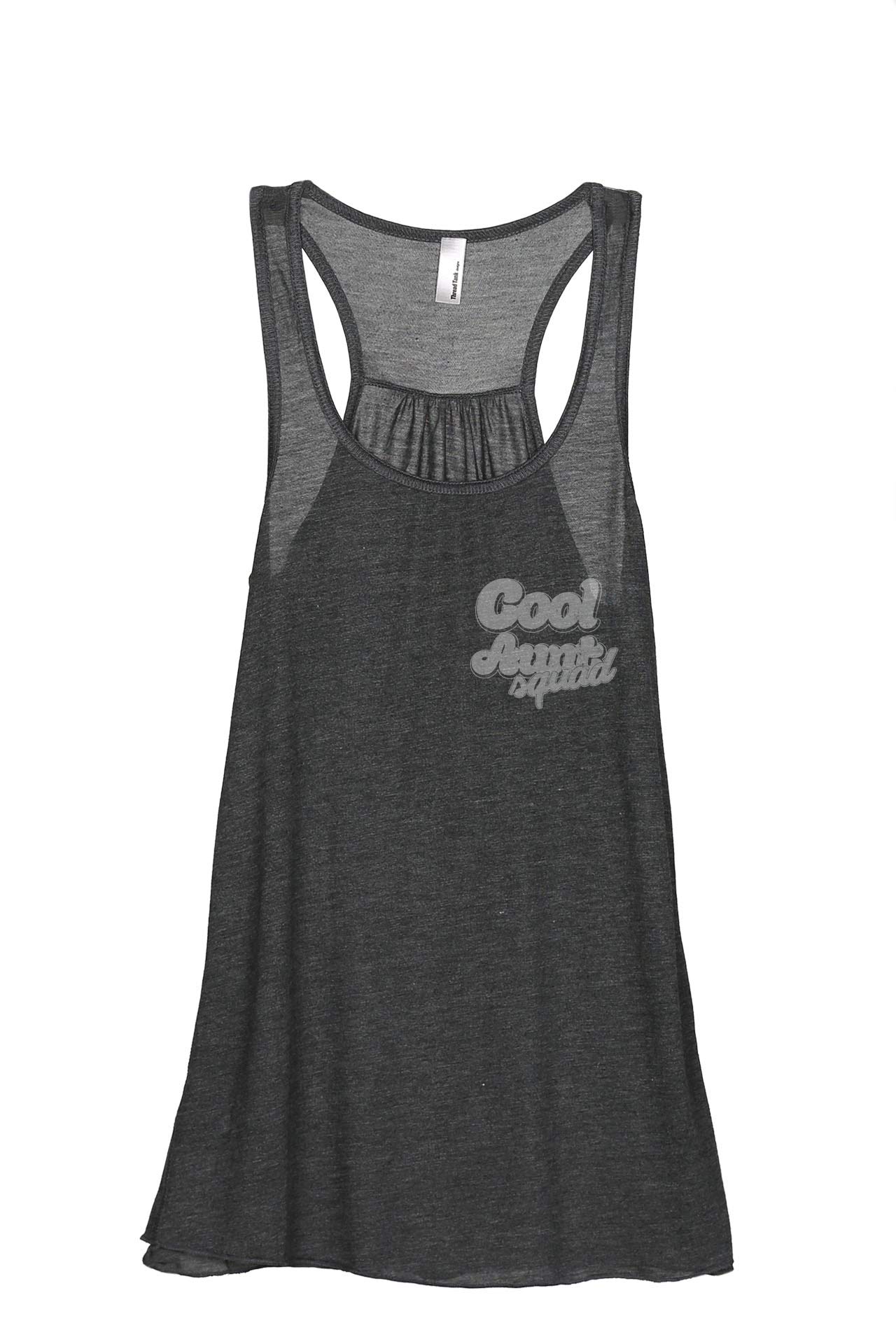 Cool Aunt Squad Women's Sleeveless Flowy Racerback Tank Top - Summer Casual Wear for Beach, Gym & Everyday Outfits