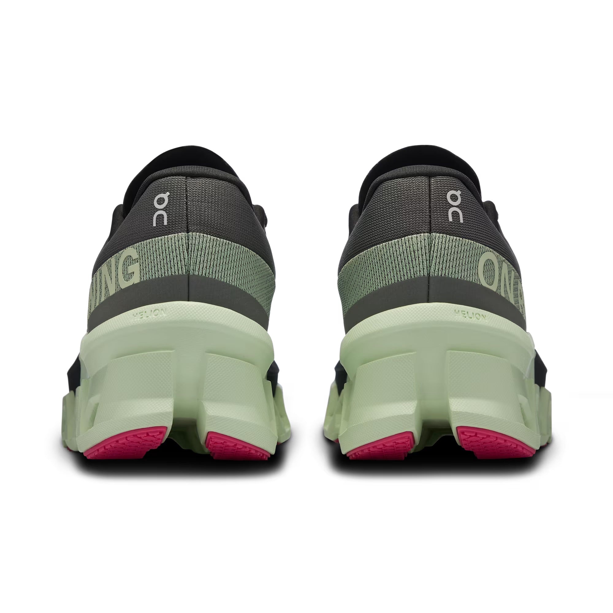 ON Women's Cloudmonster 2 Running Shoes - Lightweight Cushioned Sneakers for Women, Asphalt/Lime Color | Perfect for Road Running, Jogging & Gym Workouts