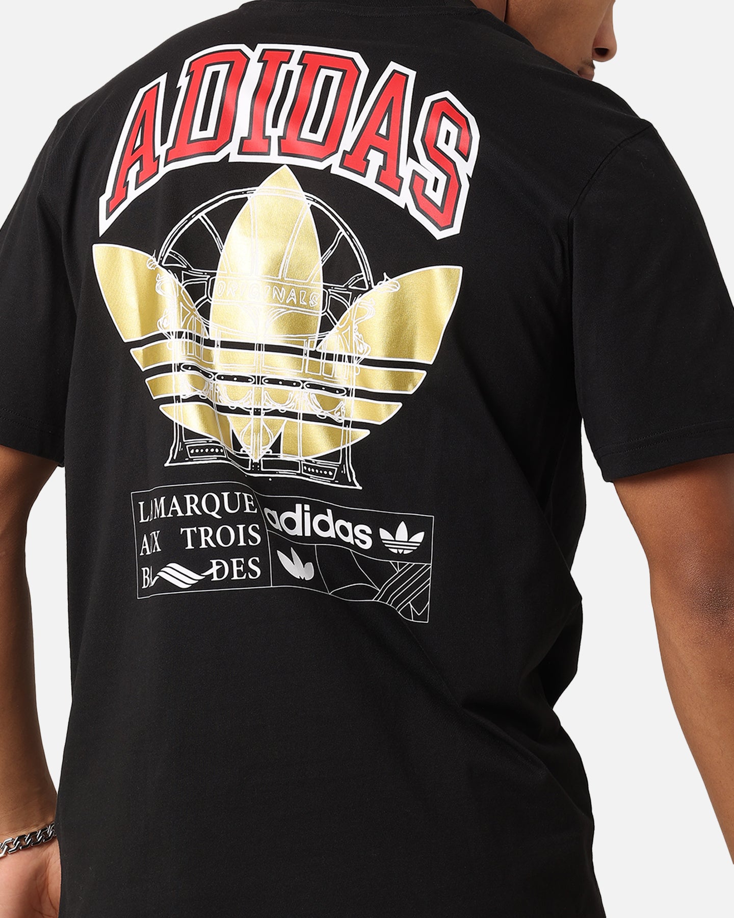 Adidas VRCT 2 T-Shirt for Men - Black Cotton Short Sleeve Tee - Casual Wear & Gym Workout Shirt