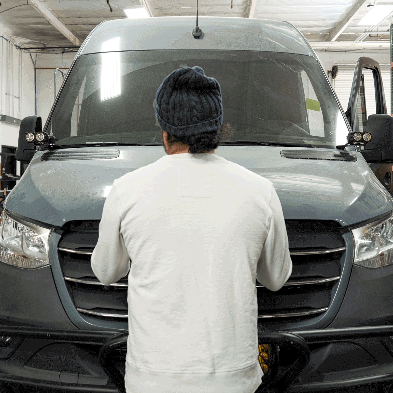 Sprinter Hydraulic Hood Strut Kit - Easy Lift Support for Mercedes Sprinter Van - Perfect for DIY Auto Repair & Maintenance