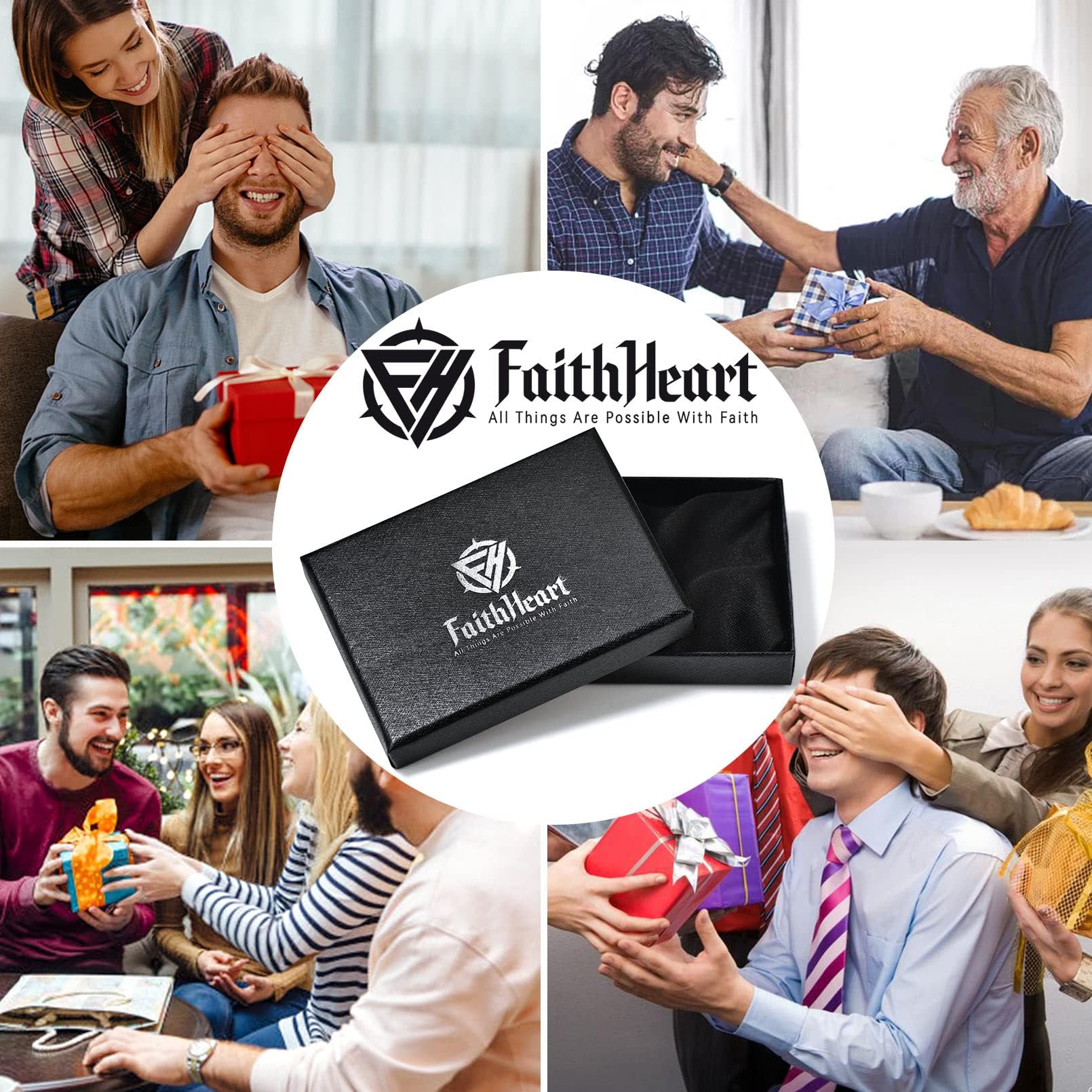 FaithHeart Viking Medal Necklace for Men - Stainless Steel Norse Mythology Pendant with Gift Box | Viking Jewelry for Men, Norse Warrior Necklace, Perfect for Cosplay, Gifts & Viking Enthusiasts