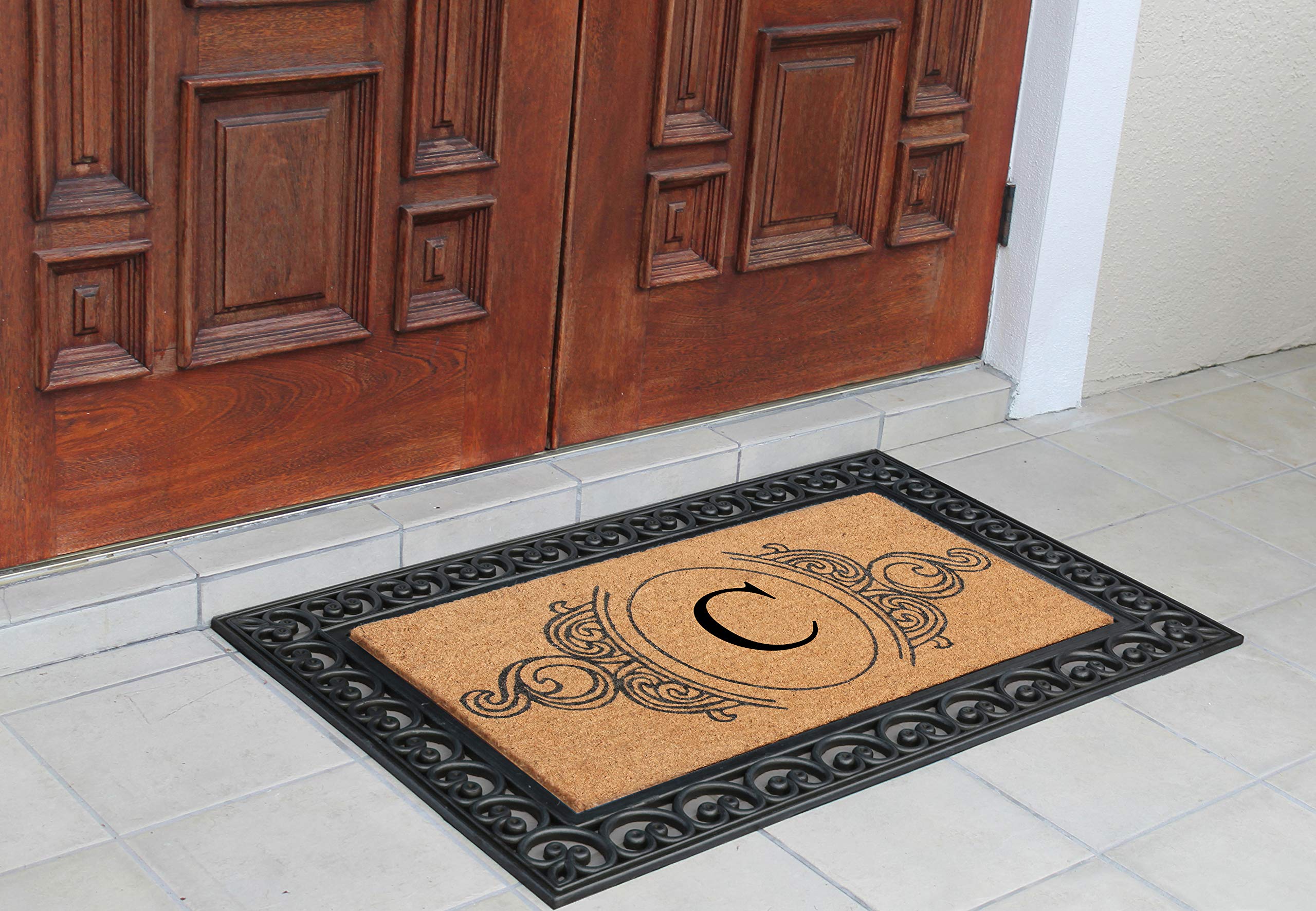 Premium Natural Coir Monogrammed Door Mat - 30