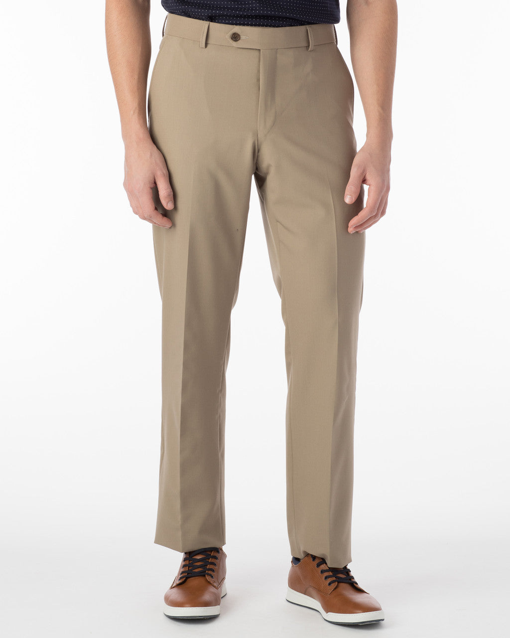 BRUNOTELLI Men's SLD Commuter Bi-Stretch Gabardine Pants - Comfortable & Durable Work Pants for Office, Travel & Casual Wear