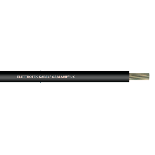 1 AWG 1C Stranded Tinned Copper Unshielded Halogen Free GAALSHIP UX 0.6/1 kV Offshore Cable - Marine & Industrial Power Supply, Subsea Equipment Wiring, Offshore Wind Farm Installations