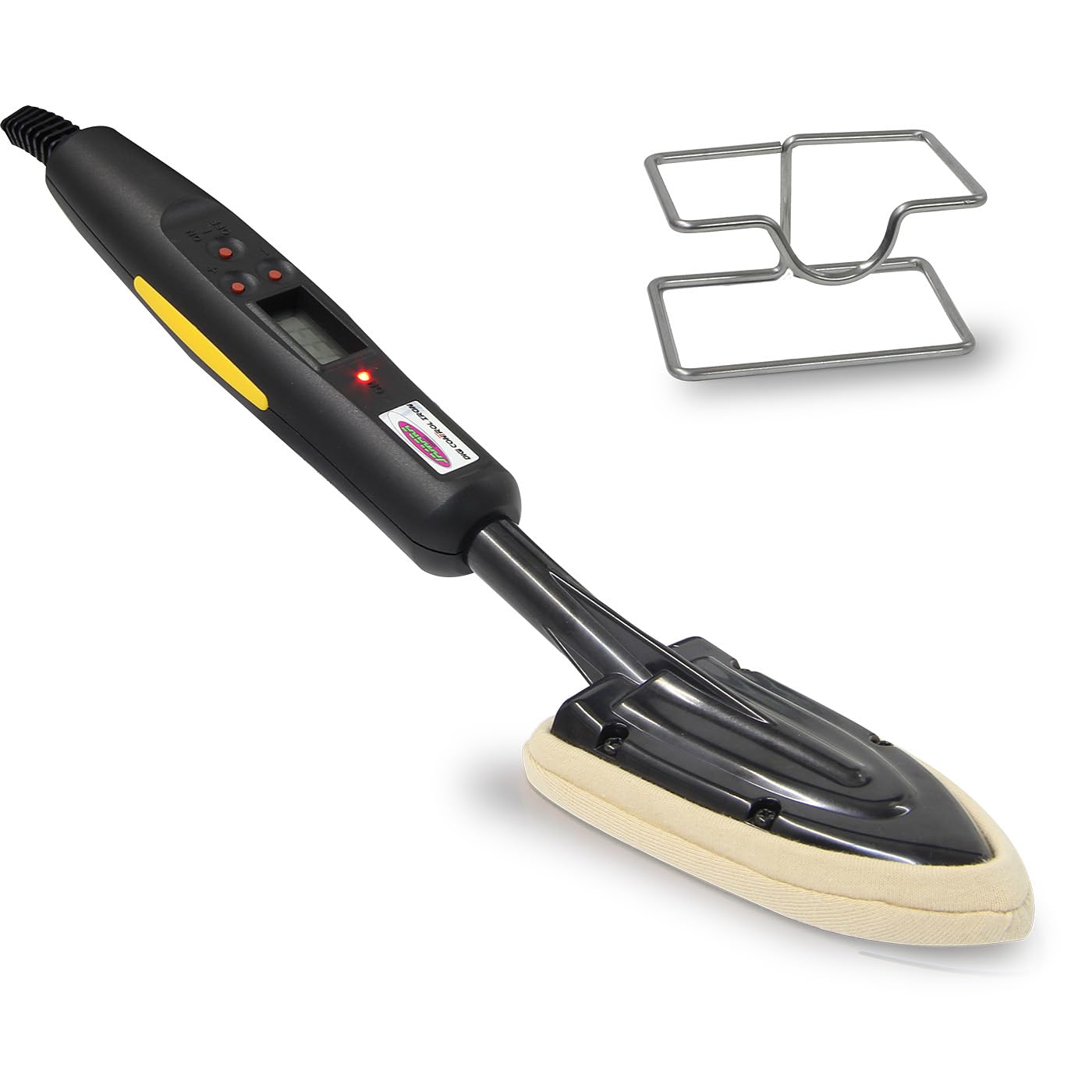 Jamara 172130 Digital Control Iron Leaf - Black | Perfect for DIY Crafts, Scrapbooking & Home Decor Projects