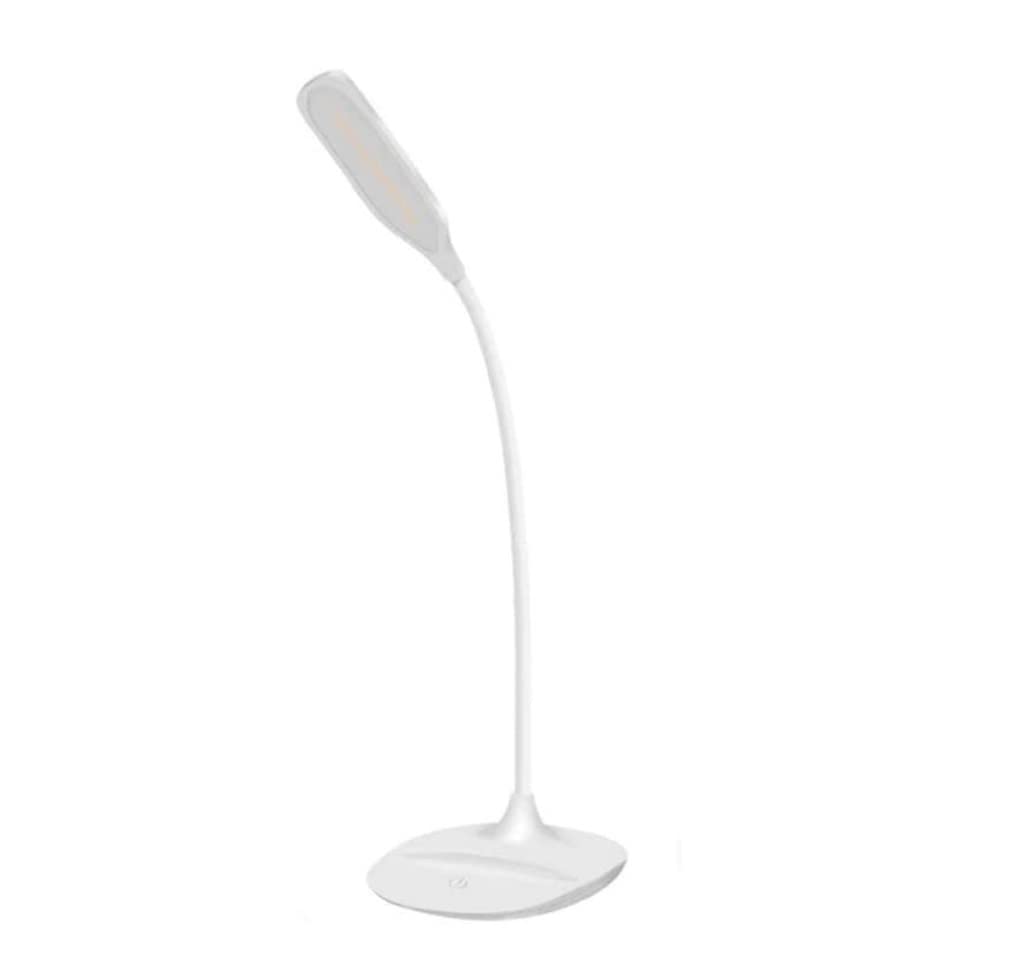 **Foldable LED Desk Lamp with Touch Switch - 3 Lighting Modes, Eye Protection Reading Light for Home Office, Bedroom & Study | Plug-in Table Lamp for Work, Reading & Nightstand Use**