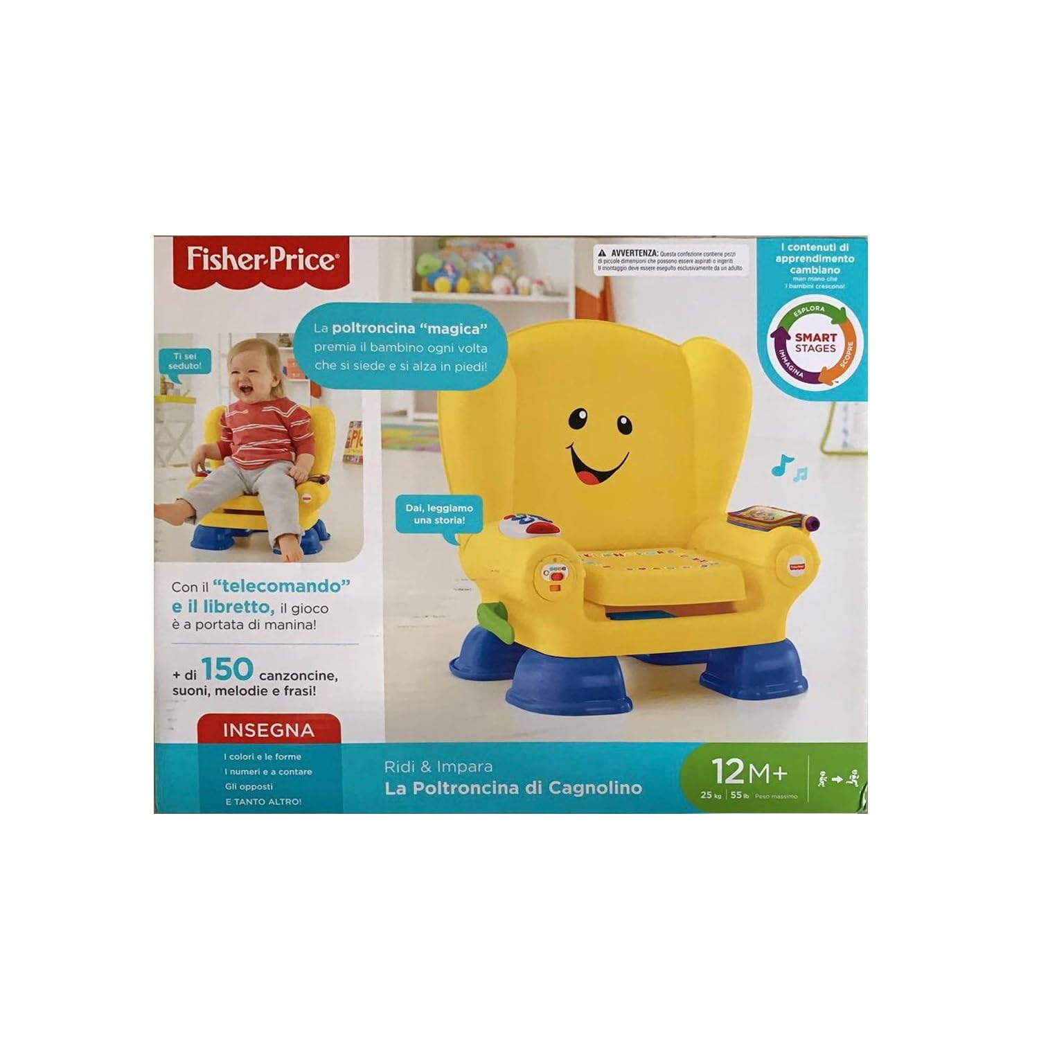 Fisher-Price Deluxe Rocking Doggie Chair with Parent Chair - Comfortable Baby Rocker for Playtime & Nursery - Perfect for Newborns, Infants & Toddlers - Ideal for Playrooms, Bedrooms & Daycare Centers