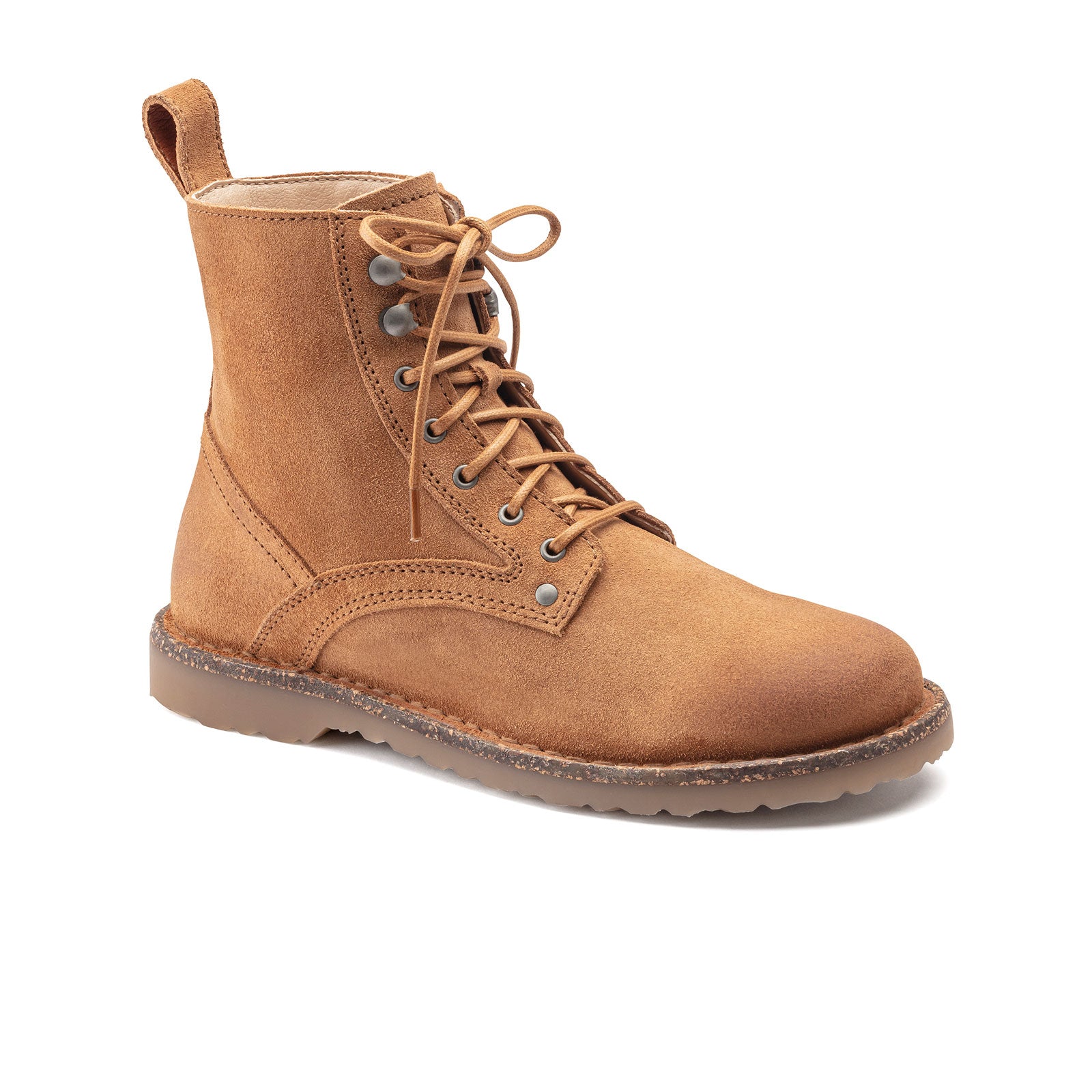 Birkenstock Bryson Narrow Mid Boot for Women - Cashew Suede Leather Ankle Boots | Comfortable & Stylish for Fall, Winter & Outdoor Activities