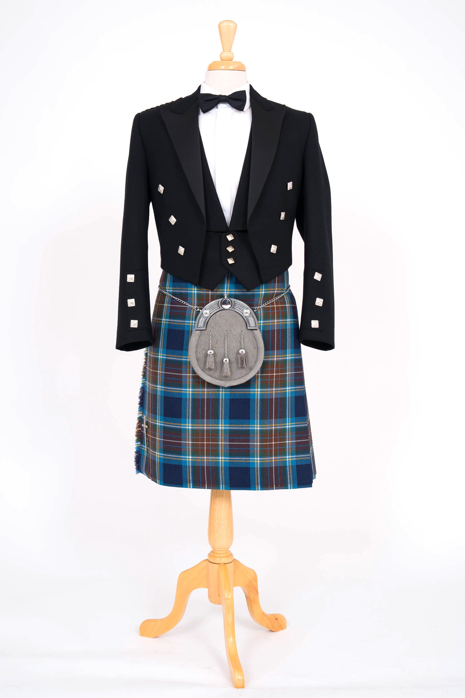 Prince Charlie Kilt Outfit Set - Traditional Scottish Highland Dress for Men - Perfect for Weddings, Ceilidhs & Formal Events