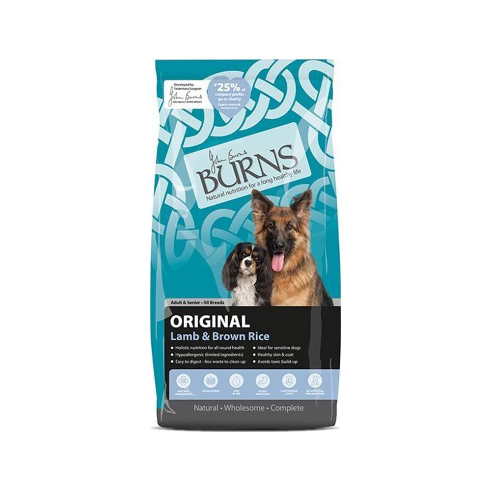 Premium Adult Lamb & Brown Rice Dry Dog Food - High Protein Grain-Free Recipe for Healthy Skin & Coat - Ideal for Active Dogs & Sensitive Stomachs