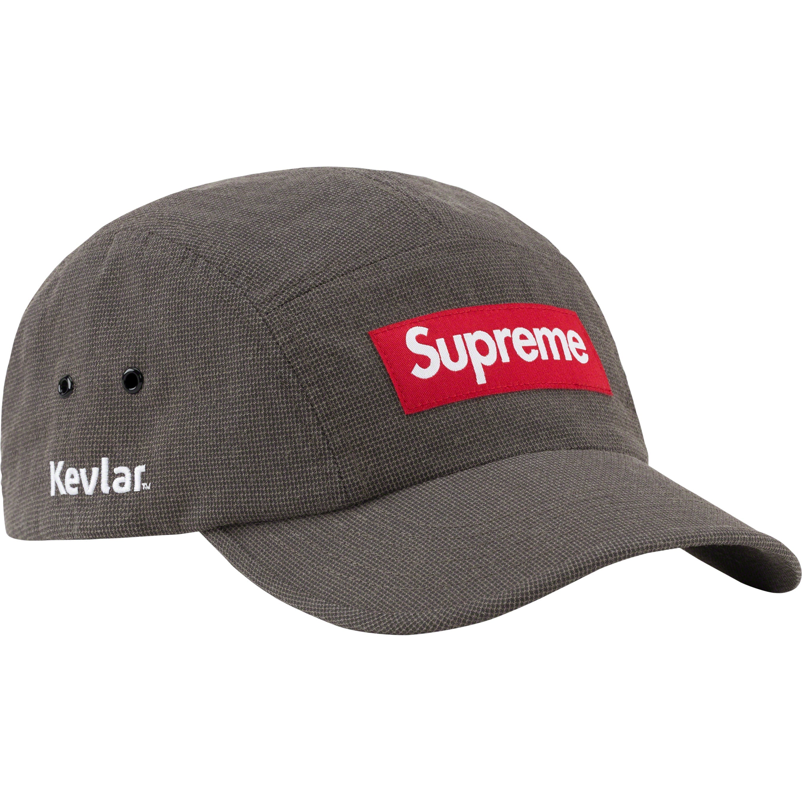 Supreme Kevlar Camp Cap - Stylish Grey Unisex Baseball Hat for Outdoor Adventures & Street Fashion