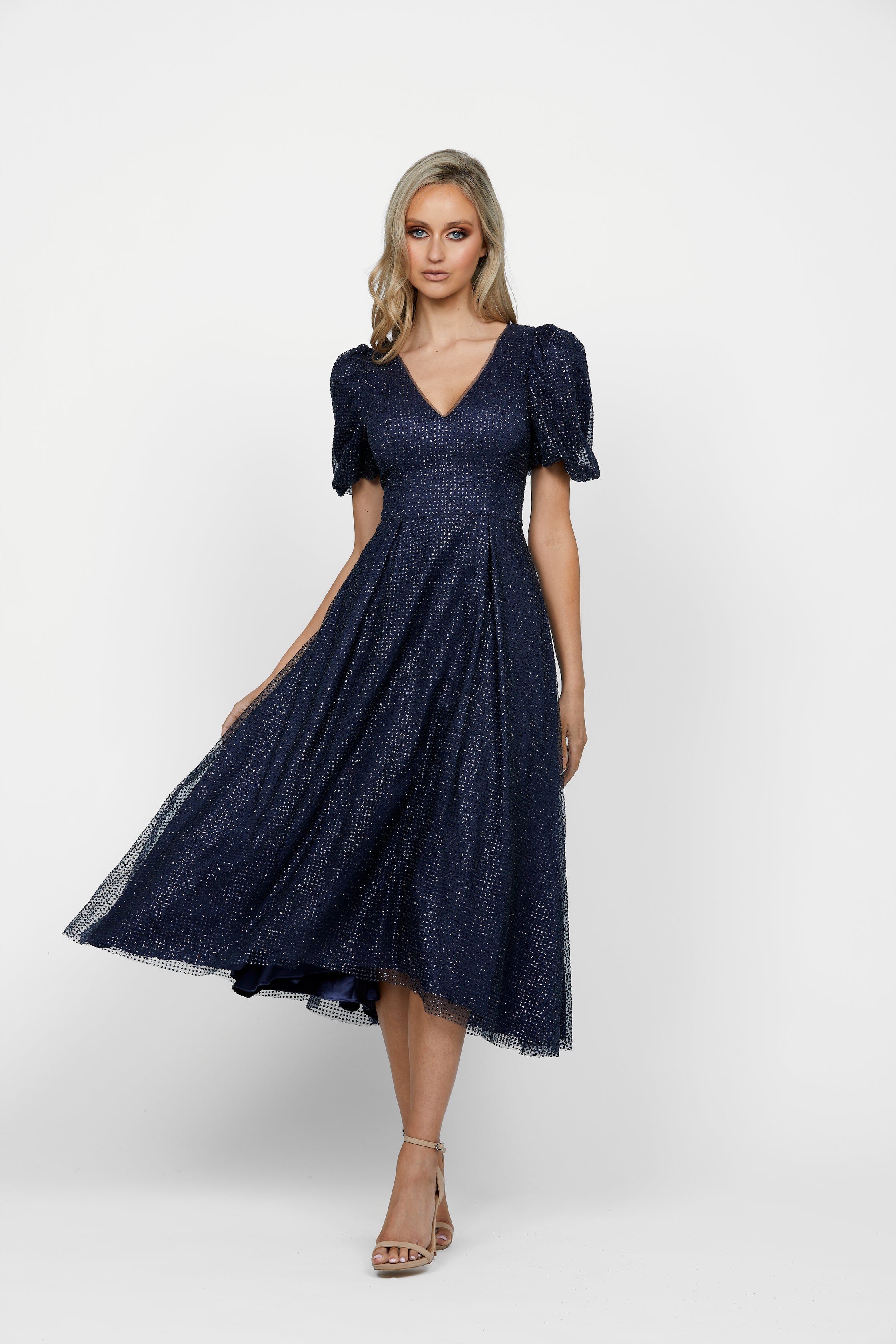 Darya Puff Sleeve Blouse - Women's Elegant Ruffle Top with Puffed Sleeves for Party, Wedding & Office Wear | Perfect for Date Night, Cocktail Events & Professional Occasions