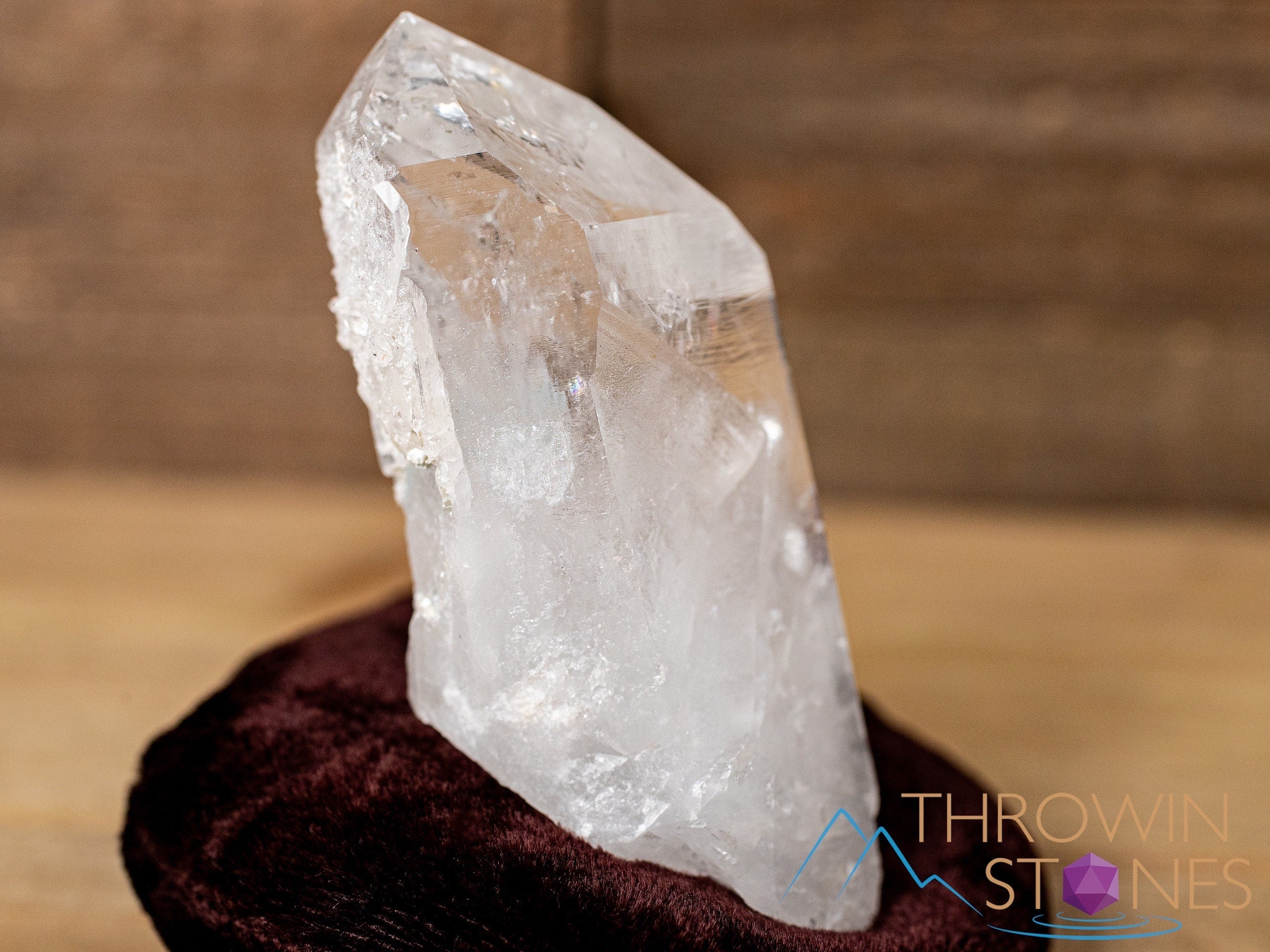 Natural COOKEITE in Clear QUARTZ Raw Crystal Specimen - Healing Stones Collection, Unique Housewarming Gift & Spiritual Home Decor (40831) - Perfect for Meditation, Energy Work & Crystal Healing