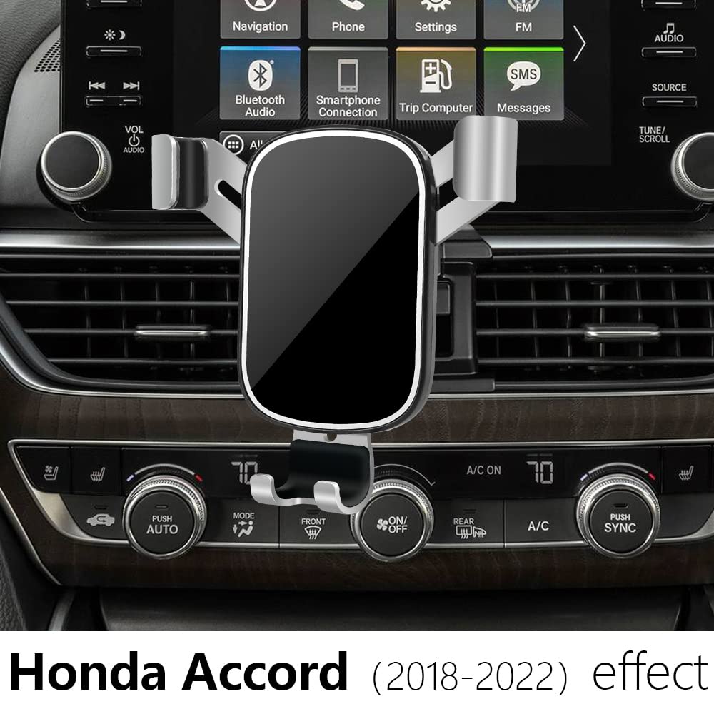 Premium Car Phone Holder Mount for Honda Accord 2018-2022 & Accord Hybrid - Universal Smartphone Cradle with Charging & Navigation Support - Perfect for Commuting, Road Trips & GPS Navigation
