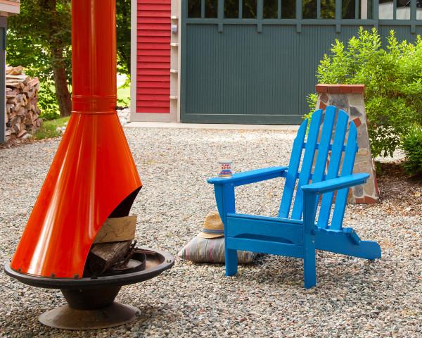 Polywood Classic Folding Adirondack Chair - Durable Outdoor Furniture for Patio, Poolside & Garden Relaxation - Weather-Resistant Recycled Plastic Material