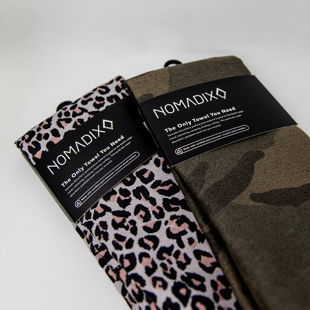 Albion X Nomadix Quick-Dry Travel Towel - Lightweight & Compact for Camping, Beach, Yoga & Gym
