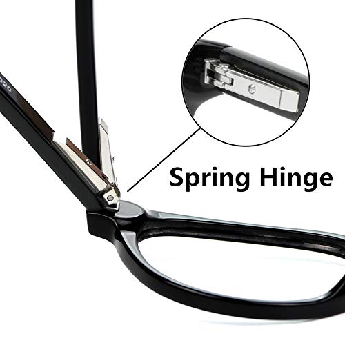 VisionGlobal Blue Light Blocking Glasses for Women & Men - Anti Eye Strain Computer Glasses, Gaming & Reading Glasses for Office Work, Screen Time & Digital Device Use
