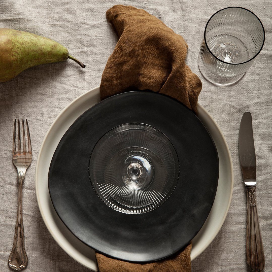 Ferm Living Flow Plate - Minimalist Ceramic Dinner Plate Set for Modern Dining | Perfect for Restaurants, Home Decor & Stylish Table Settings