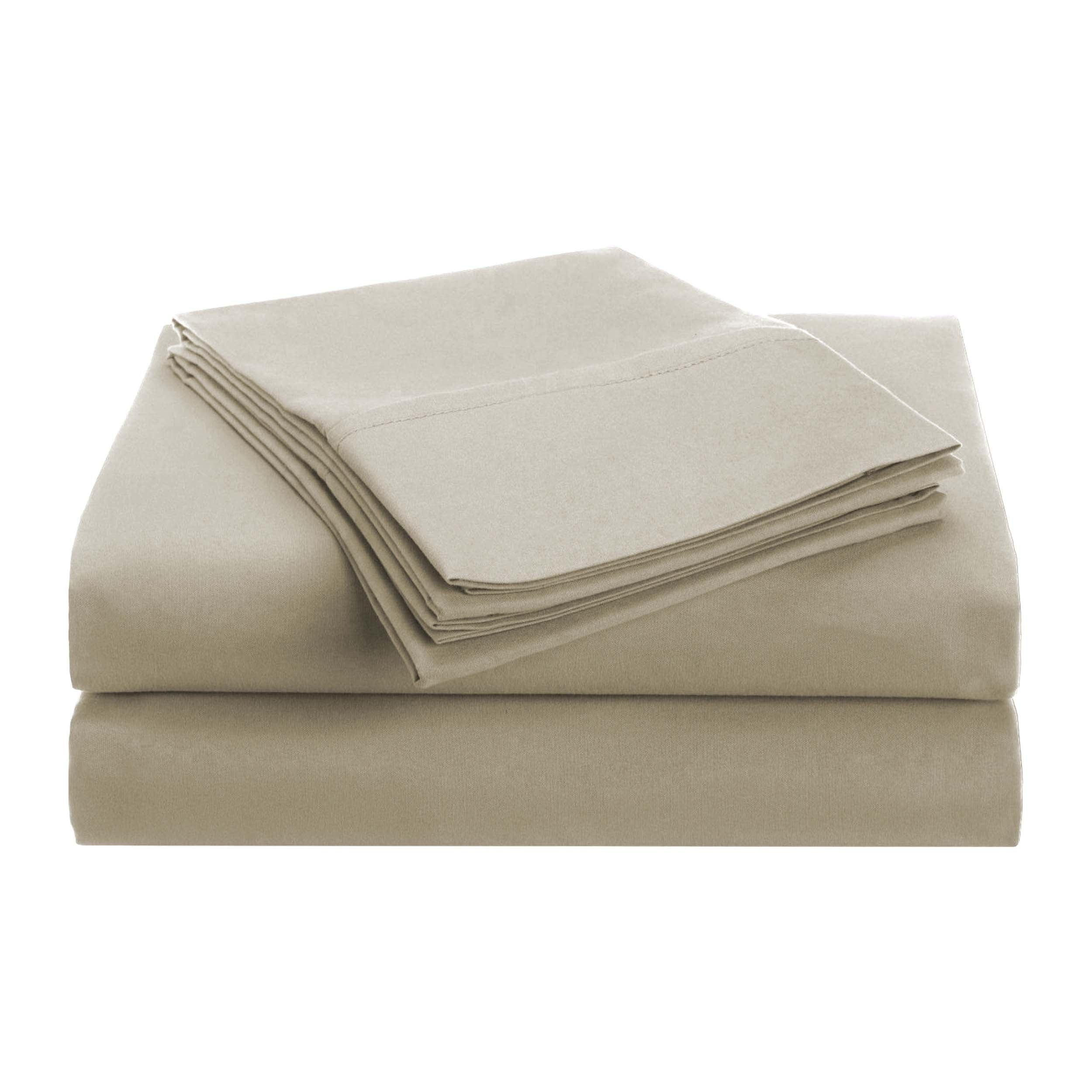 Soft Brushed Microfiber Deep Pocket 4-Piece Bed Sheet Set - Queen Size, Wrinkle & Fade Resistant - Perfect for Master Bedroom, Guest Room & Dorm Comfort