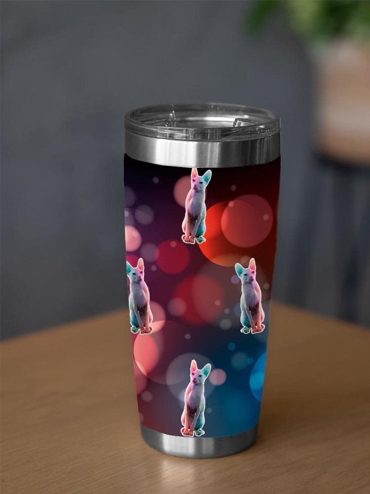 Stylish Sphynx Cat Tumbler - Insulated Stainless Steel Cup for Hot & Cold Drinks - Perfect for Office, Gym, Travel & Home Use - Unisex Design