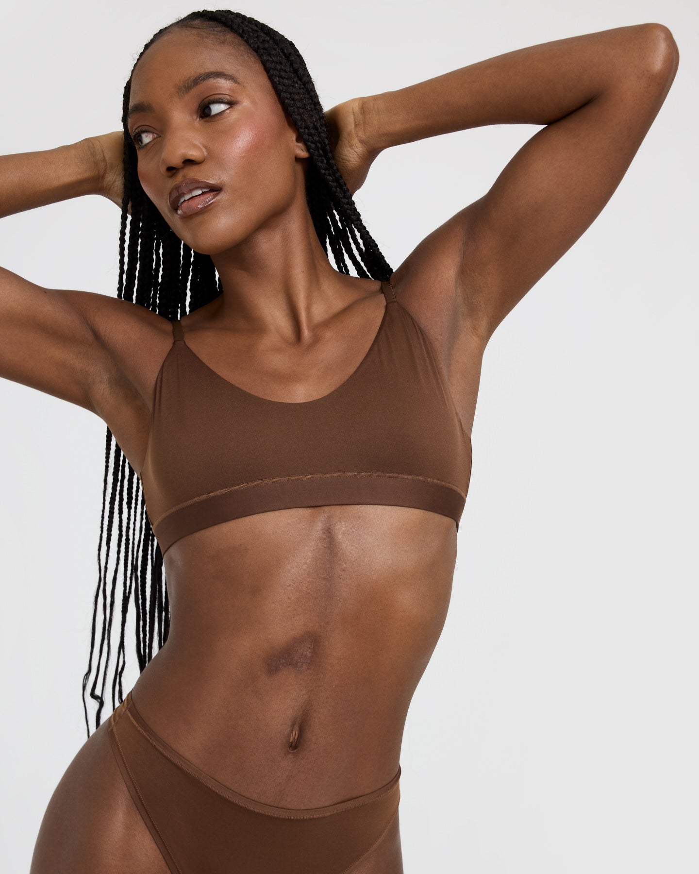 Silhouette Bralette - Nude Seamless Wireless Bra for Women | Comfortable Everyday Wear, Yoga, Lounge & Sleep