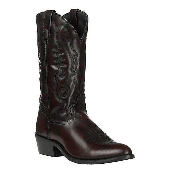 Smoky Mountain Men's 11 Black Cherry Cowboy Boots - Western Style Leather Boots for Men | Perfect for Country Dancing, Rodeo & Casual Wear