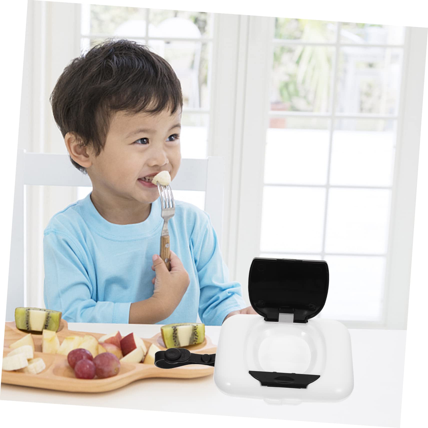 Greenadscape Travel Wipe Dispenser Box - Portable Mini Handheld Container for Diaper Wipes & Wet Wipes | Perfect for On-the-Go Parents, Baby Care, Travel, Camping & Car Use