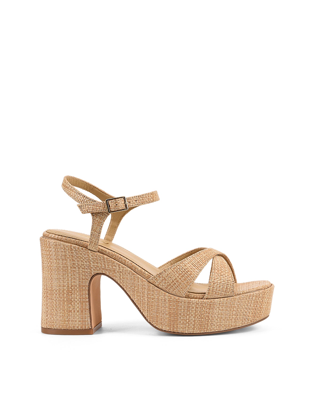 Natural Raffia Misty Platforms - Comfortable & Stylish Women's Wedge Sandals for Summer Beach, Vacation & Casual Outings