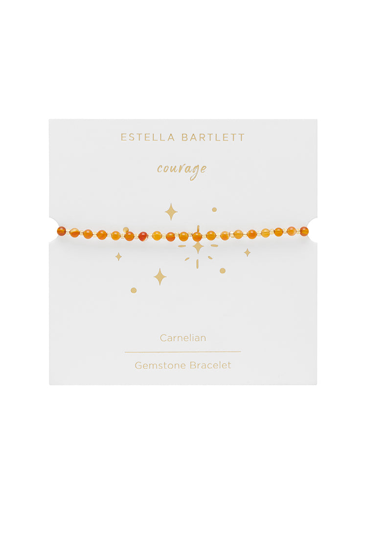Healing Carnelian Gemstone Amelia Bracelet for Women - Natural Stone Beaded Bracelet for Stress Relief, Energy Balance & Positive Vibes - Perfect for Yoga, Meditation & Spiritual Wellness